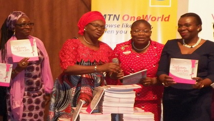 (L-r): Mrs. Amina Oyagbola, founder, Woman in Successful Careers, Mrs. Abimbola Fashola, wife of the Lagos State Governor, Mrs. Obiageli Ezekwesili, a former Minister of Education, and Mrs. Boma Ozobia, managing partner, Sterling Partnership, during the WISCAR 6th annual graduation/induction ceremony in Lagos recently.